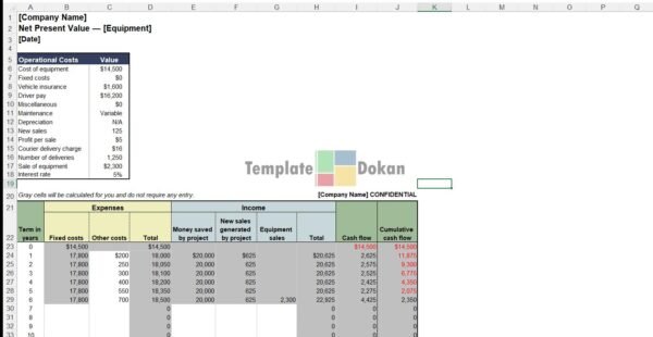 Net Present Value Calculator